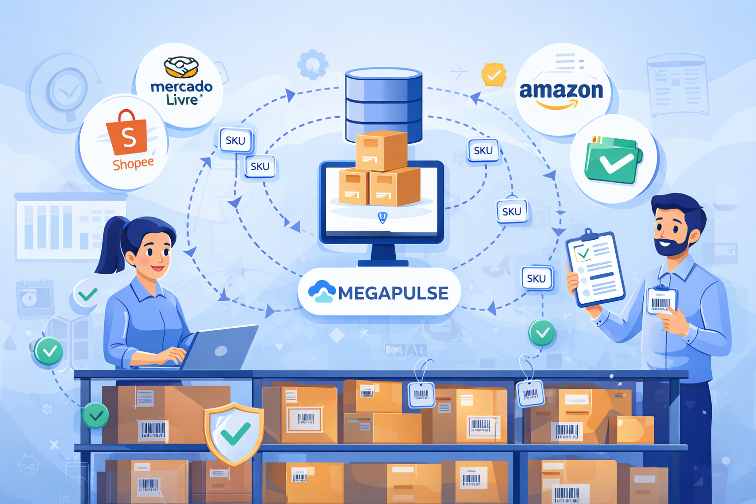 Como sincronizar estoque